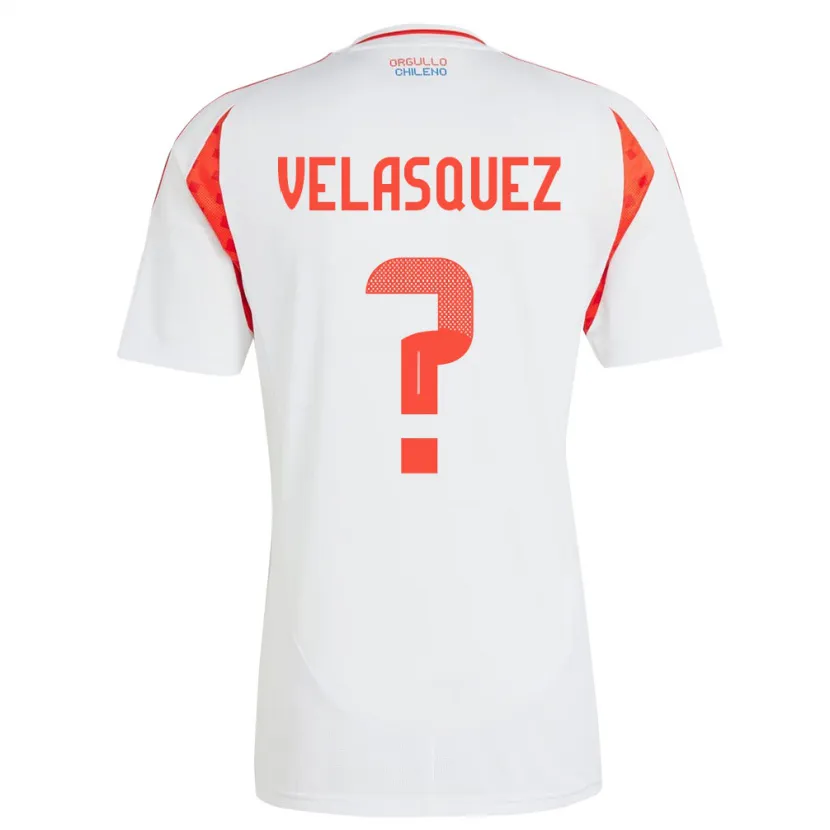 DanxenレディースチリMilovan Velásquez#0白アウェイシャツ24-26ジャージーユニフォーム