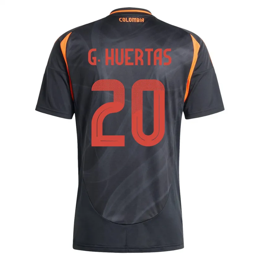 DanxenレディースコロンビアGabriela Huertas#20黒アウェイシャツ24-26ジャージーユニフォーム