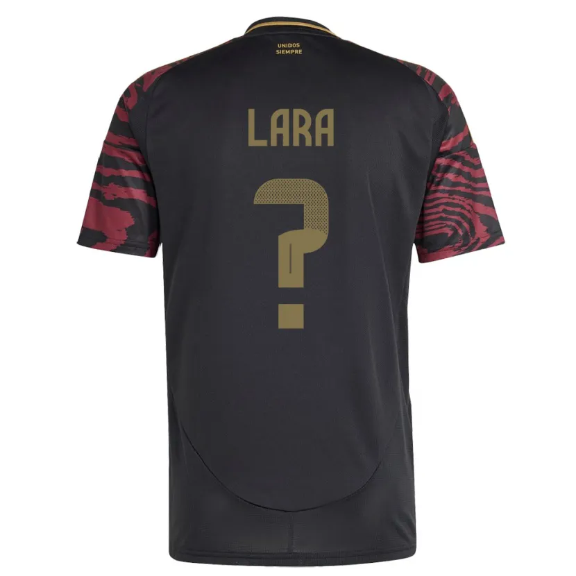DanxenレディースペルーJean Lara#0黒アウェイシャツ24-26ジャージーユニフォーム