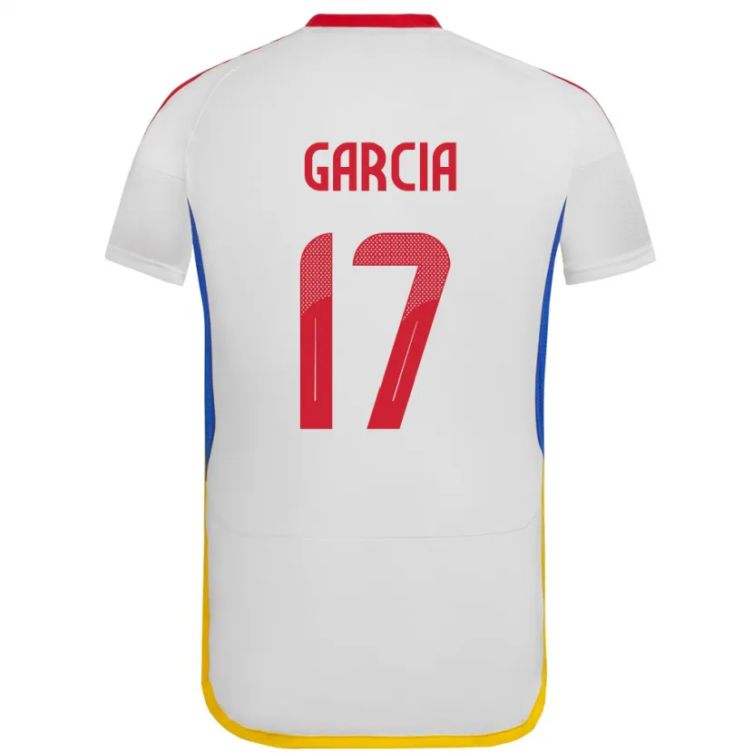 DanxenレディースベネズエラGabriela García#17白アウェイシャツ24-26ジャージーユニフォーム