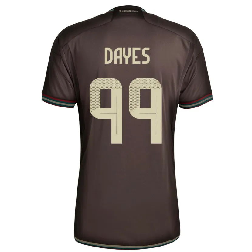 DanxenレディースジャマイカMalikae Dayes#99ナイトブラウンアウェイシャツ24-26ジャージーユニフォーム