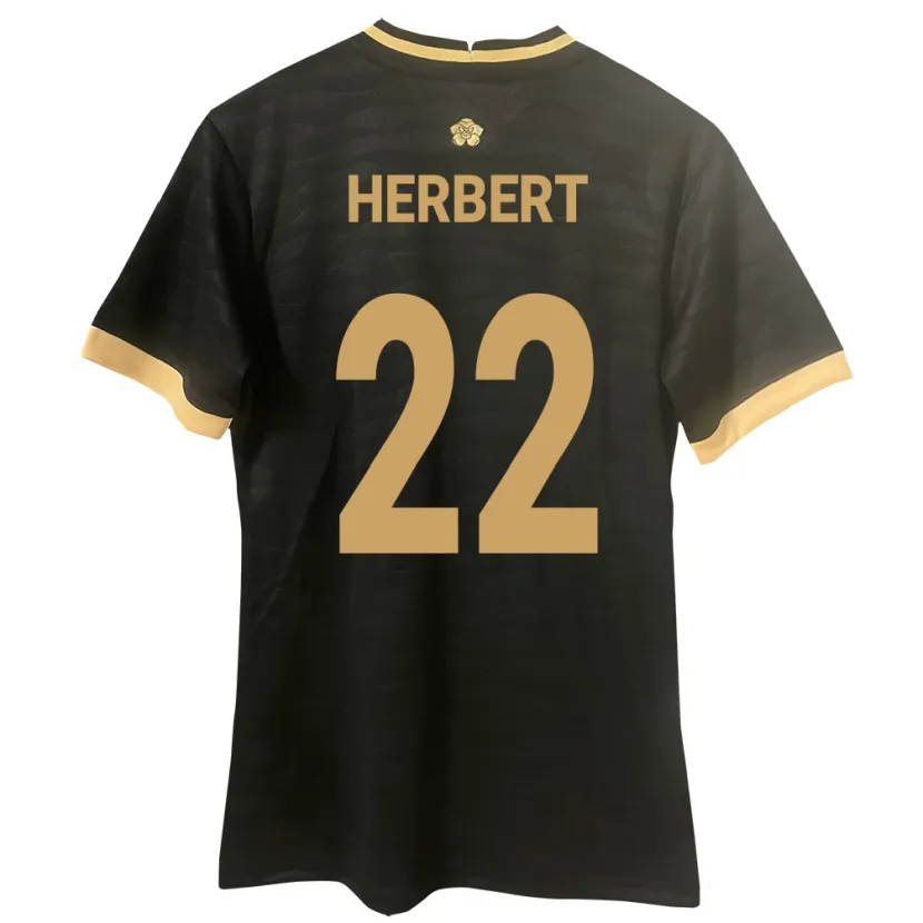 DanxenレディースパナマAntony Herbert#22黒アウェイシャツ24-26ジャージーユニフォーム