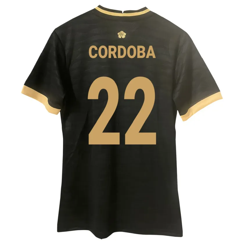DanxenレディースパナマFarissa Córdoba#22黒アウェイシャツ24-26ジャージーユニフォーム