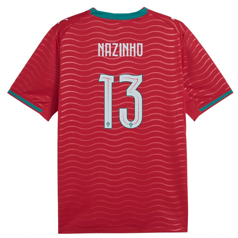 Danxenキッズポルトガルフラビオ・ナジーニョ#13赤 緑 白ホームシャツ26-28ジャージーユニフォーム