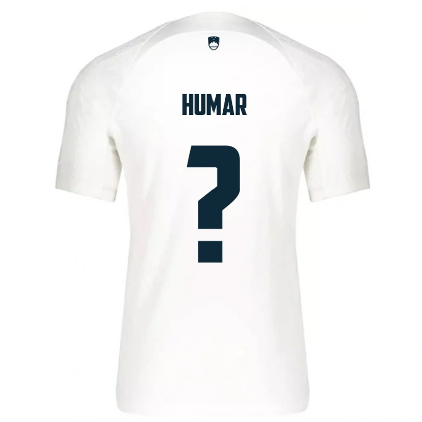 DanxenキッズスロベニアVoranc Humar#0白 青ホームシャツ26-28ジャージーユニフォーム