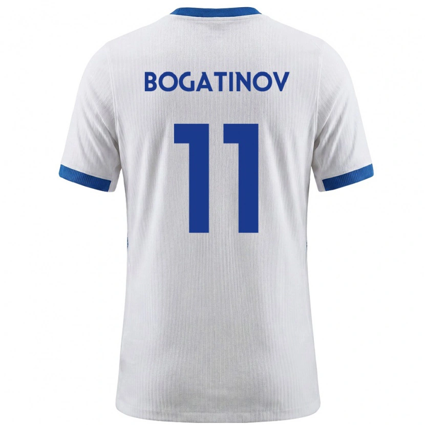 DanxenキッズスロベニアGabriel Bogatinov#11白 青ホームシャツ26-28ジャージーユニフォーム