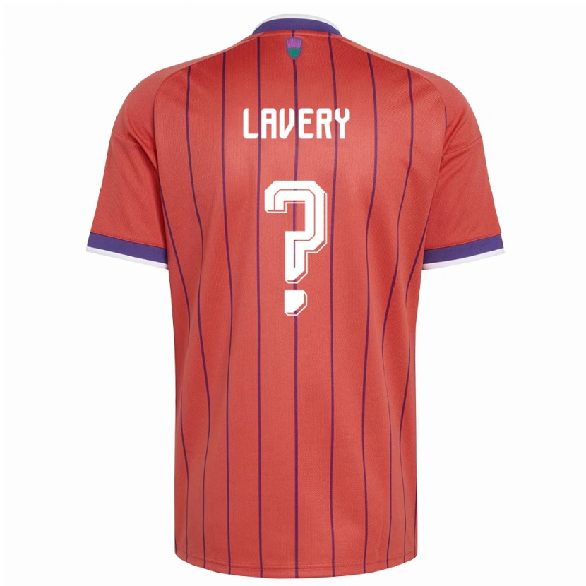 DanxenキッズスコットランドJack Lavery#0オレンジ 紫アウェイシャツ26-28ジャージーユニフォーム
