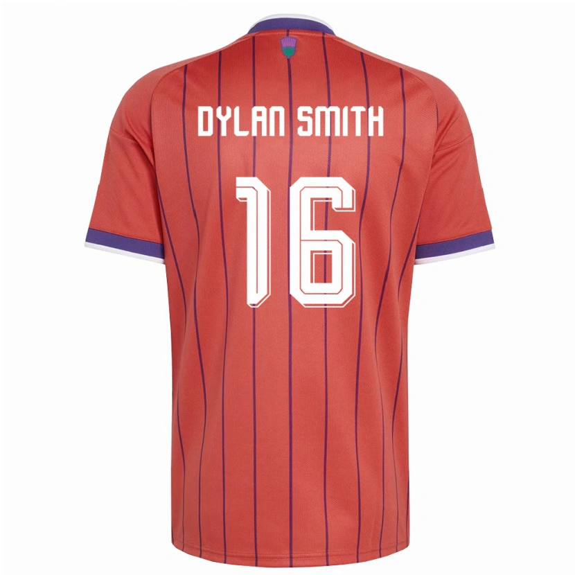 DanxenキッズスコットランドDylan Smith#16オレンジ 紫アウェイシャツ26-28ジャージーユニフォーム