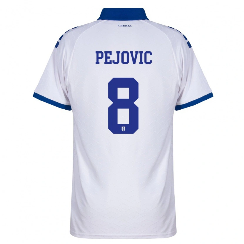 DanxenキッズセルビアVeljko Pejovic#8紺 白 赤アウェイシャツ26-28ジャージーユニフォーム