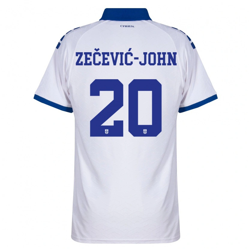 DanxenキッズセルビアLouis Zečević-John#20紺 白 赤アウェイシャツ26-28ジャージーユニフォーム