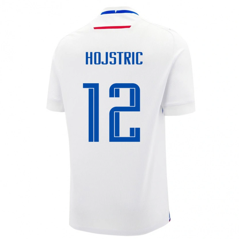 DanxenキッズスロバキアTomas Hojstric#12白 青アウェイシャツ26-28ジャージーユニフォーム