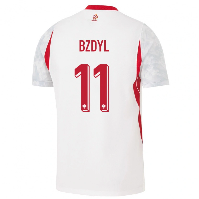 DanxenメンズポーランドFabian Bzdyl#11白 赤 灰ホームシャツ26-28ジャージーユニフォーム