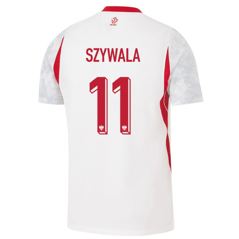 DanxenメンズポーランドBartosz Szywala#11白 赤 灰ホームシャツ26-28ジャージーユニフォーム