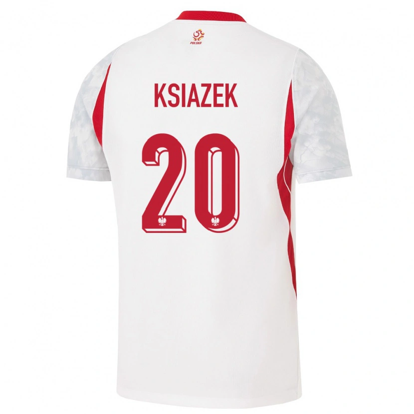 DanxenメンズポーランドMateusz Książek#20白 赤 灰ホームシャツ26-28ジャージーユニフォーム