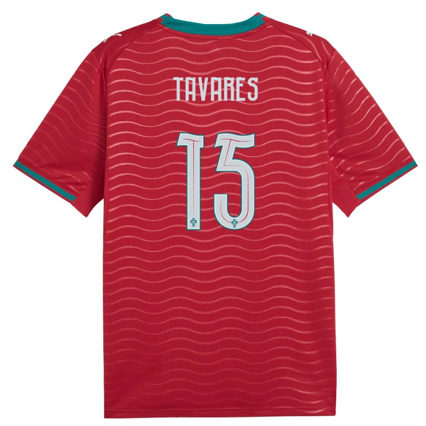 DanxenメンズポルトガルSamuel Tavares#15赤 緑 白ホームシャツ26-28ジャージーユニフォーム