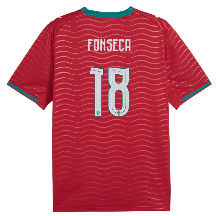 DanxenメンズポルトガルSimão Fonseca#18赤 緑 白ホームシャツ26-28ジャージーユニフォーム