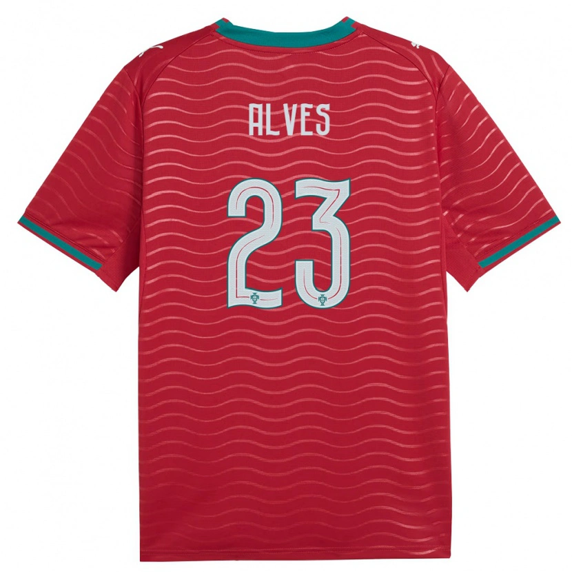 DanxenメンズポルトガルLuís Alves#23赤 緑 白ホームシャツ26-28ジャージーユニフォーム
