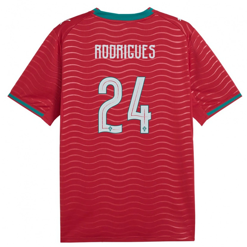 DanxenメンズポルトガルDavid Rodrigues#24赤 緑 白ホームシャツ26-28ジャージーユニフォーム