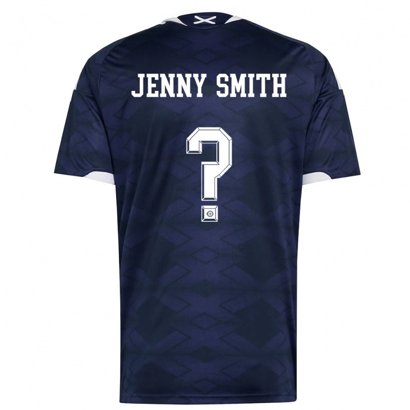 DanxenメンズスコットランドJenny Smith#0紺 白ホームシャツ26-28ジャージーユニフォーム