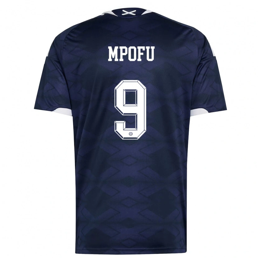 DanxenメンズスコットランドCamron Mpofu#9紺 白ホームシャツ26-28ジャージーユニフォーム