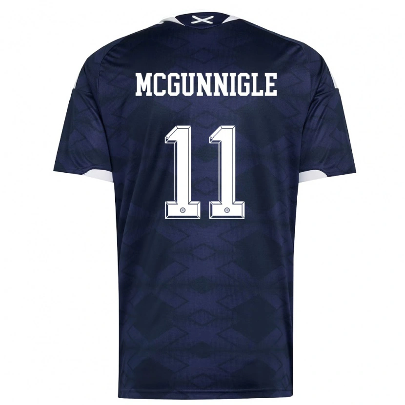 DanxenメンズスコットランドCai Mcgunnigle#11紺 白ホームシャツ26-28ジャージーユニフォーム