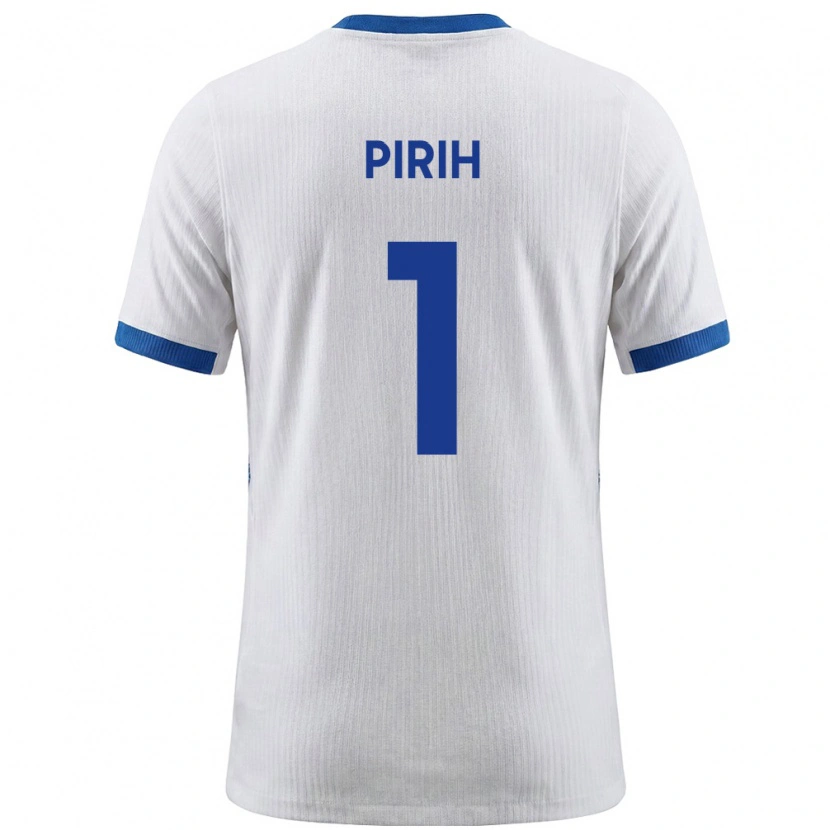 DanxenメンズスロベニアRene Pirih#1白 青ホームシャツ26-28ジャージーユニフォーム