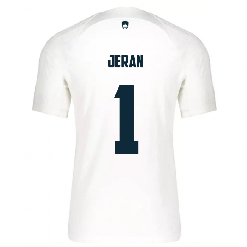 DanxenメンズスロベニアPatrik Jeran#1白 青ホームシャツ26-28ジャージーユニフォーム