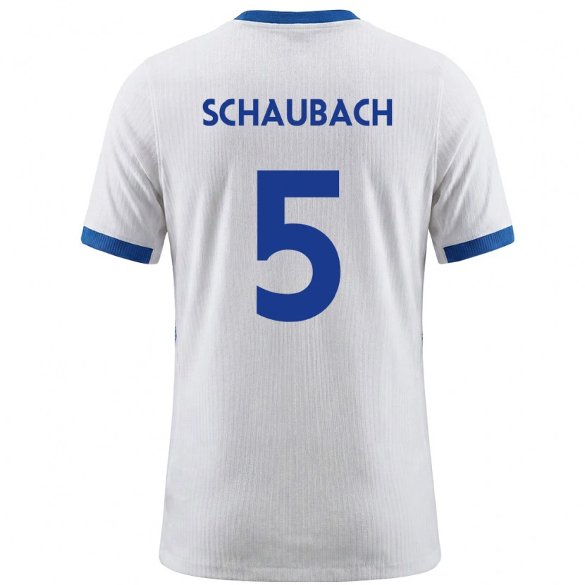 DanxenメンズスロベニアRok Schaubach#5白 青ホームシャツ26-28ジャージーユニフォーム