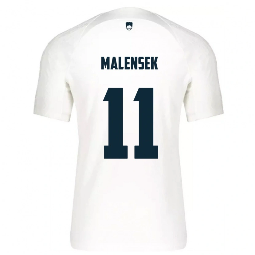 DanxenメンズスロベニアMatej Malensek#11白 青ホームシャツ26-28ジャージーユニフォーム