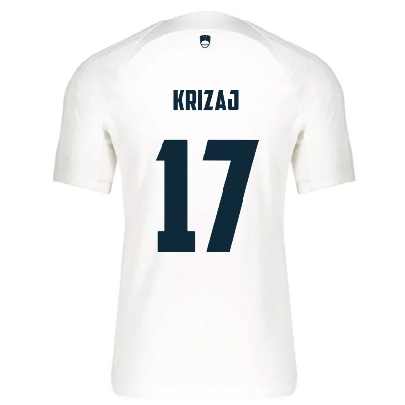 DanxenメンズスロベニアIzabela Križaj#17白 青ホームシャツ26-28ジャージーユニフォーム