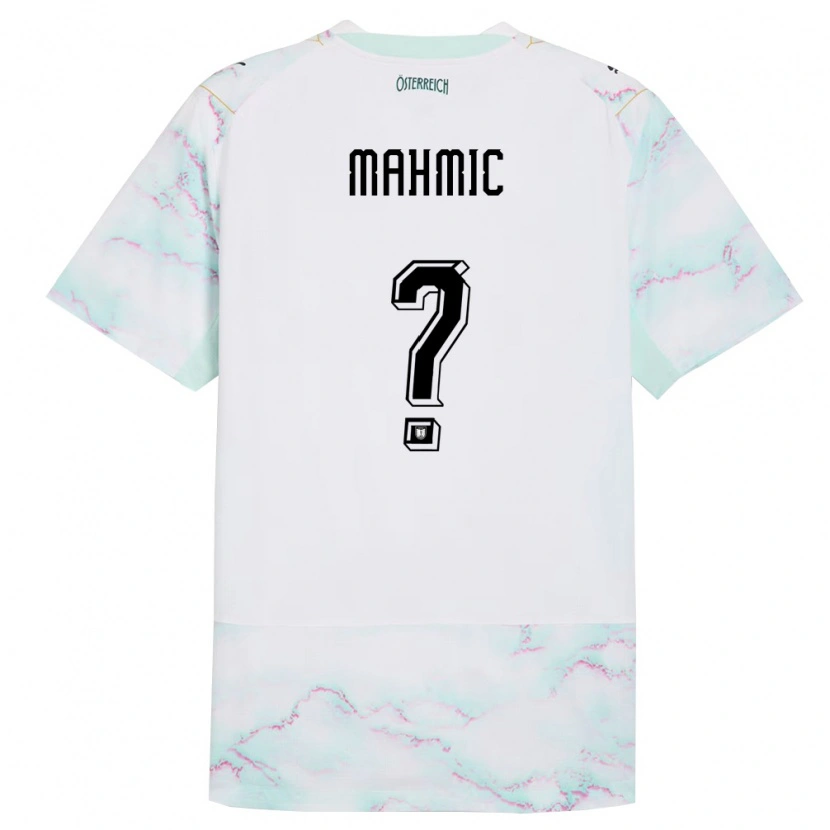 DanxenメンズオーストリアErmin Mahmic#0白 緑 金アウェイシャツ26-28ジャージーユニフォーム