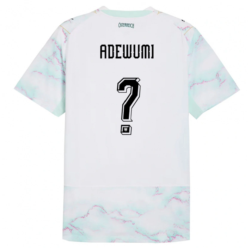 DanxenメンズオーストリアOluwaseun Adewumi#0白 緑 金アウェイシャツ26-28ジャージーユニフォーム