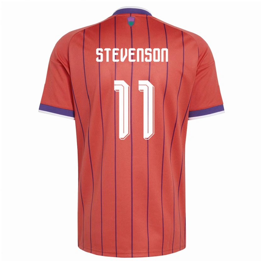 DanxenメンズスコットランドGus Stevenson#11オレンジ 紫アウェイシャツ26-28ジャージーユニフォーム