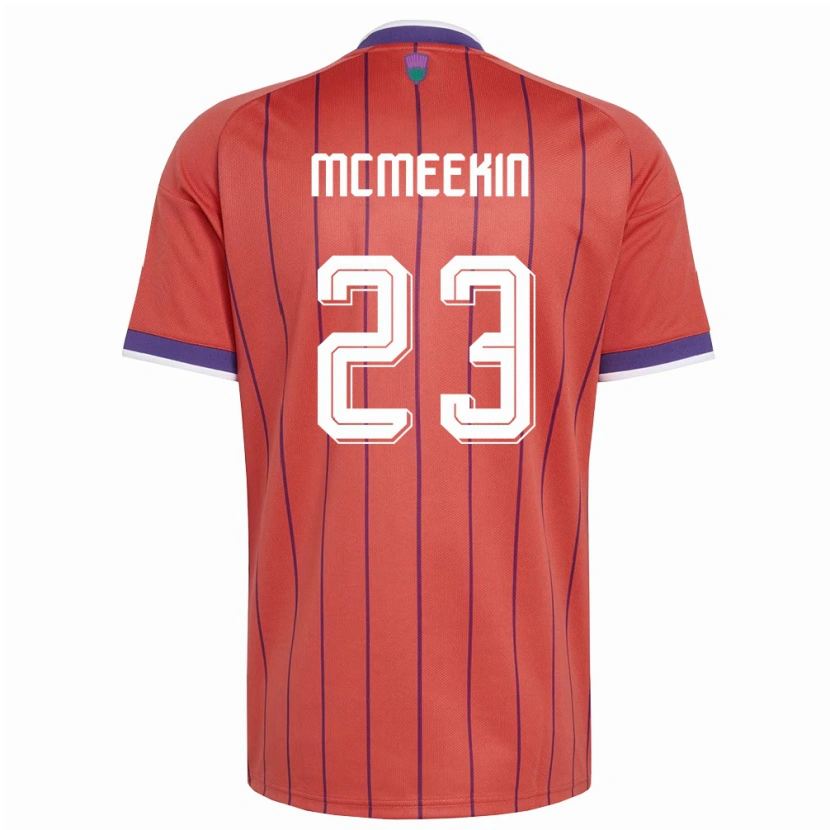 DanxenメンズスコットランドKeir Mcmeekin#23オレンジ 紫アウェイシャツ26-28ジャージーユニフォーム