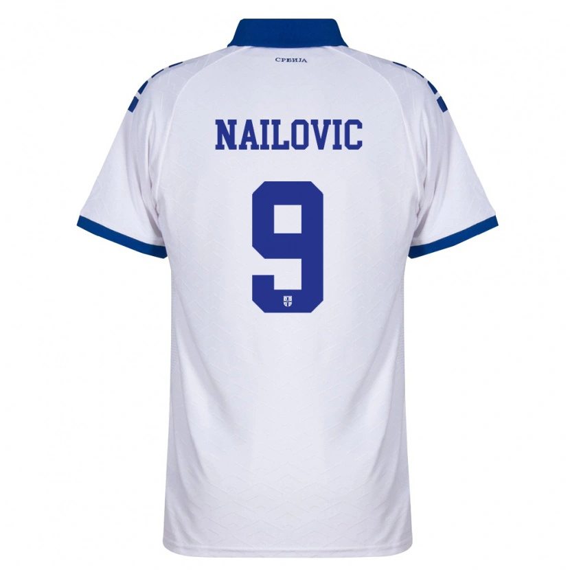 DanxenメンズセルビアKabir Nailovic#9紺 白 赤アウェイシャツ26-28ジャージーユニフォーム