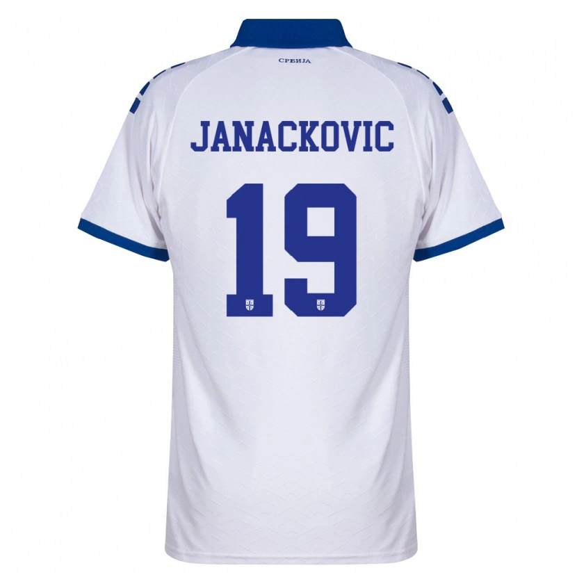 DanxenメンズセルビアDusko Janackovic#19紺 白 赤アウェイシャツ26-28ジャージーユニフォーム