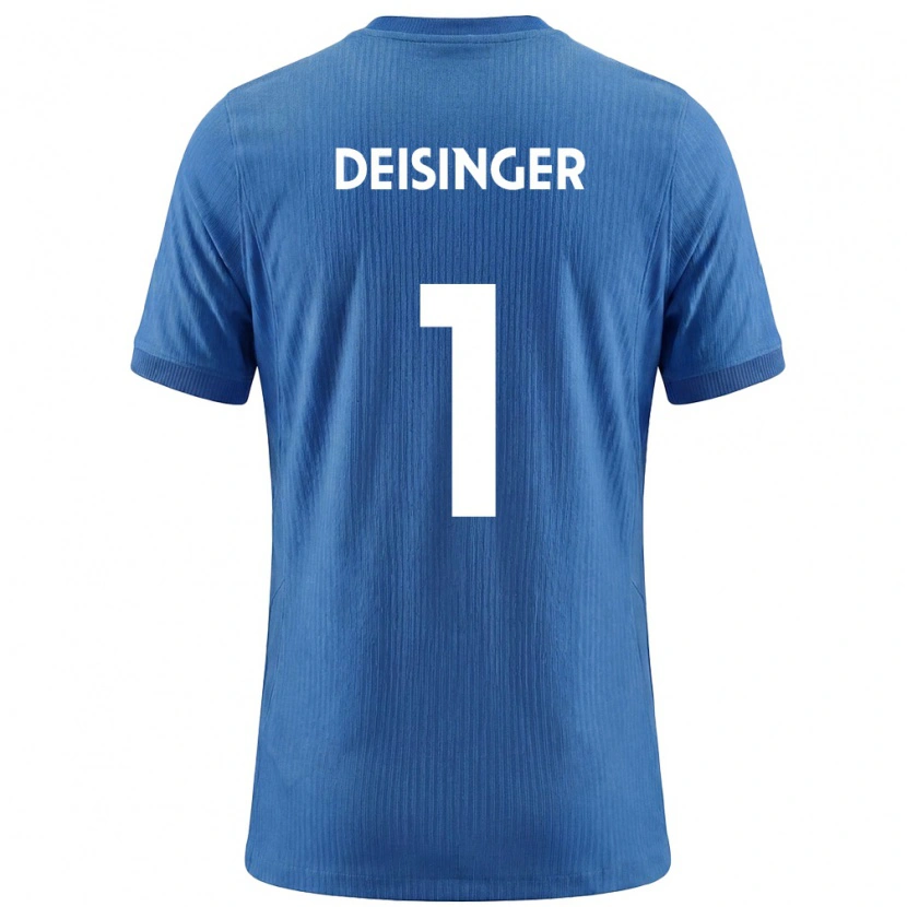 DanxenメンズスロベニアNik Deisinger#1青 白アウェイシャツ26-28ジャージーユニフォーム