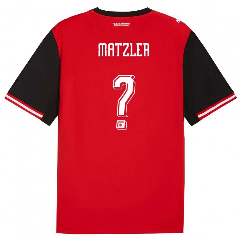 DanxenレディースオーストリアLeo Mätzler#0黒 白ホームシャツ26-28ジャージーユニフォーム