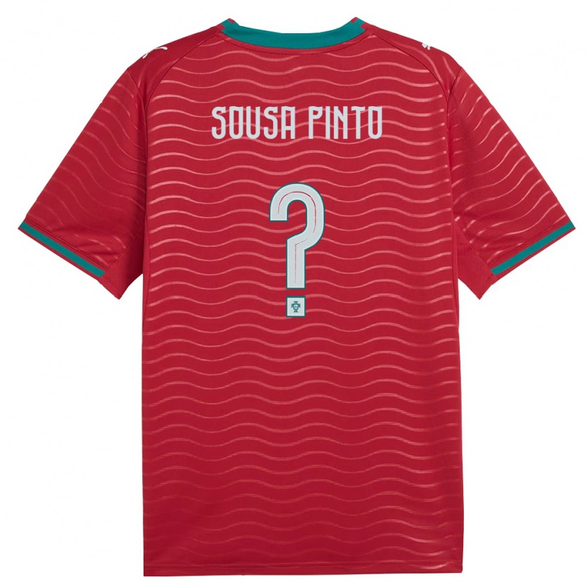 DanxenレディースポルトガルGuilherme Sousa Pinto#0赤 緑 白ホームシャツ26-28ジャージーユニフォーム