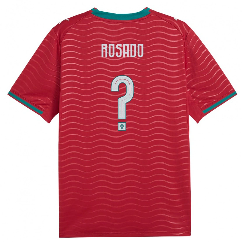 DanxenレディースポルトガルRodrigo Rosado#0赤 緑 白ホームシャツ26-28ジャージーユニフォーム