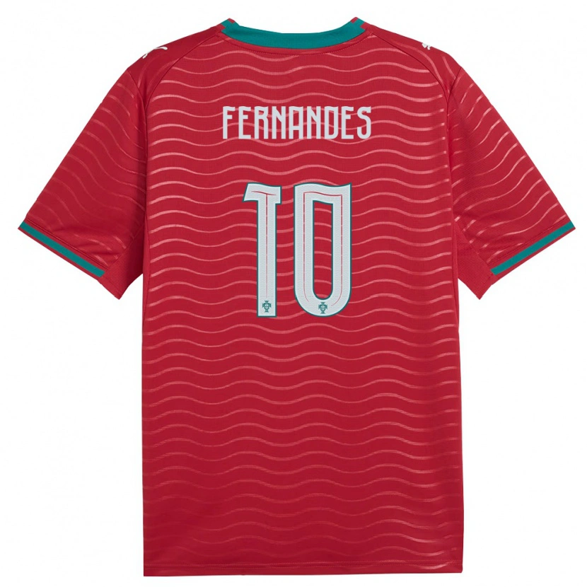 DanxenレディースポルトガルFrancisco Fernandes#10赤 緑 白ホームシャツ26-28ジャージーユニフォーム