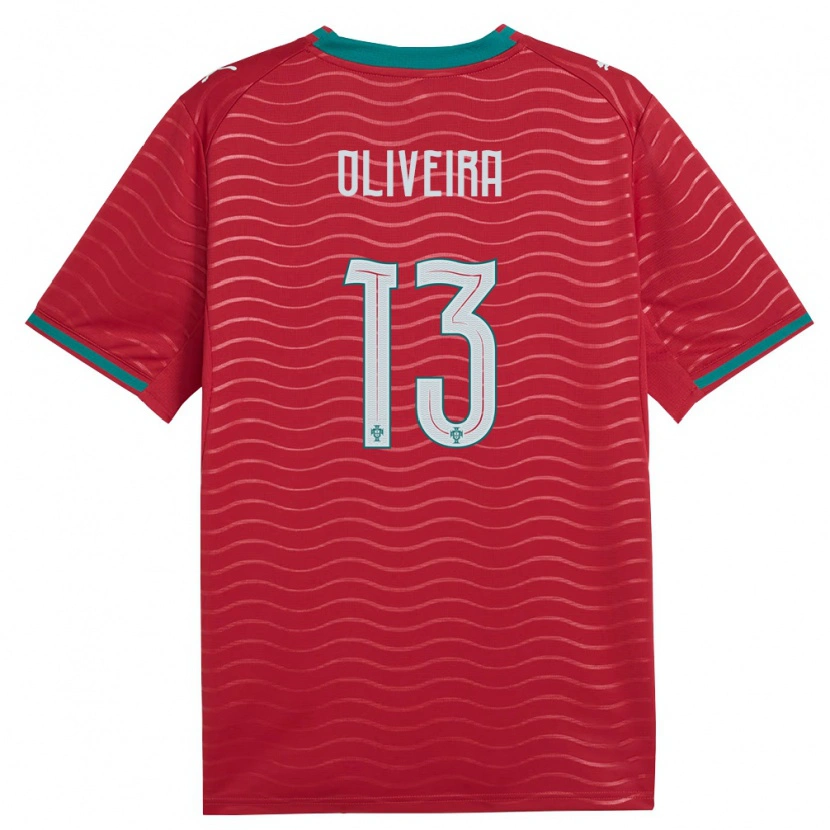DanxenレディースポルトガルTomás Oliveira#13赤 緑 白ホームシャツ26-28ジャージーユニフォーム