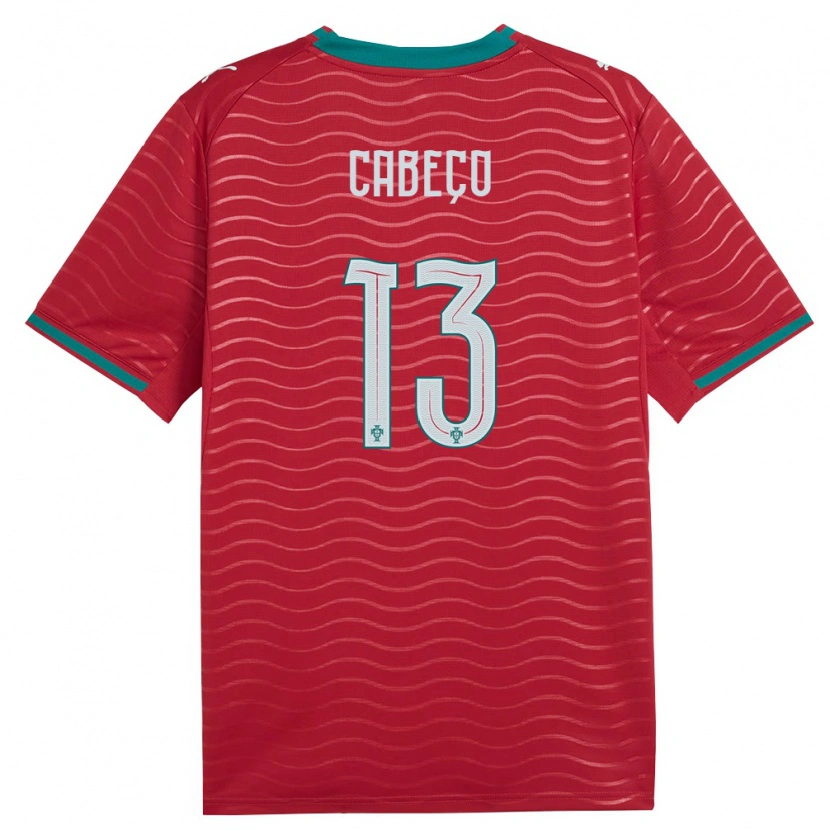 DanxenレディースポルトガルPedro Cabeço#13赤 緑 白ホームシャツ26-28ジャージーユニフォーム