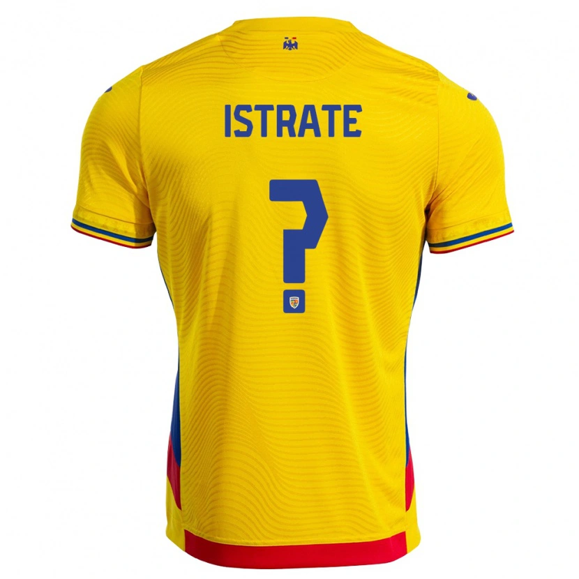 DanxenレディースルーマニアFlorentina Istrate#0黄 赤ホームシャツ26-28ジャージーユニフォーム