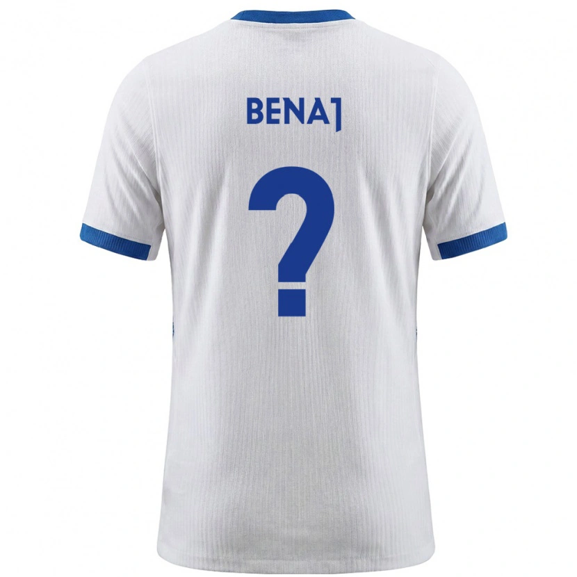 DanxenレディーススロベニアLaurin Benaj#0白 青ホームシャツ26-28ジャージーユニフォーム