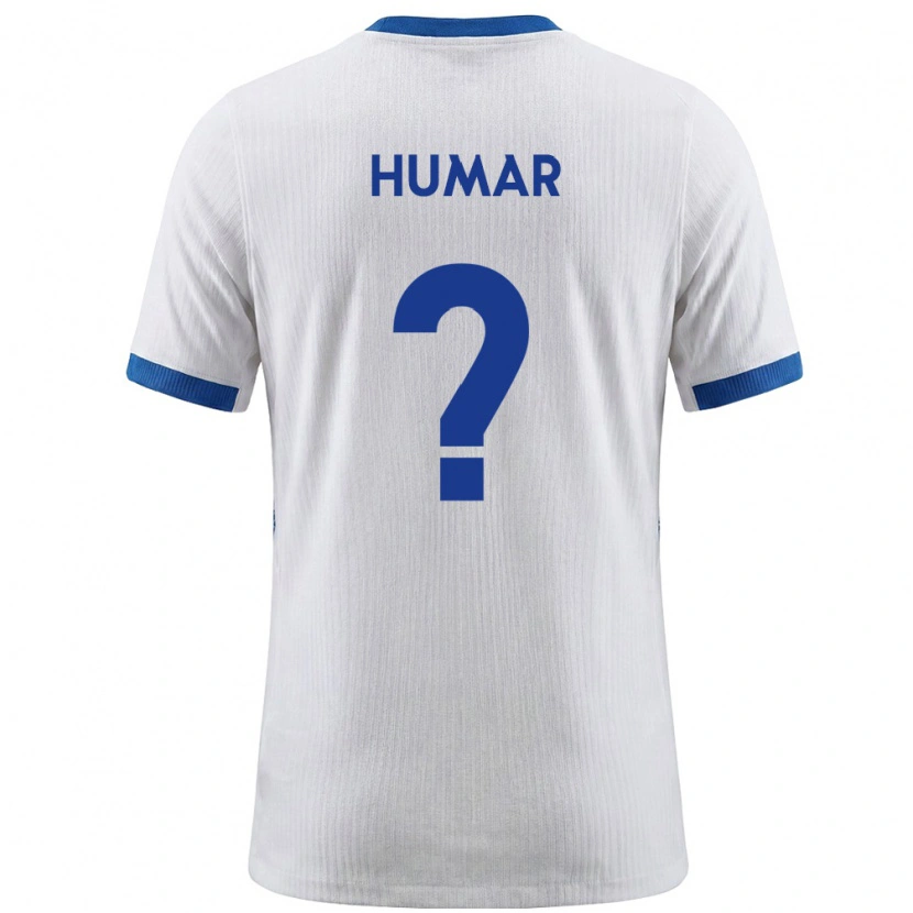 DanxenレディーススロベニアVoranc Humar#0白 青ホームシャツ26-28ジャージーユニフォーム