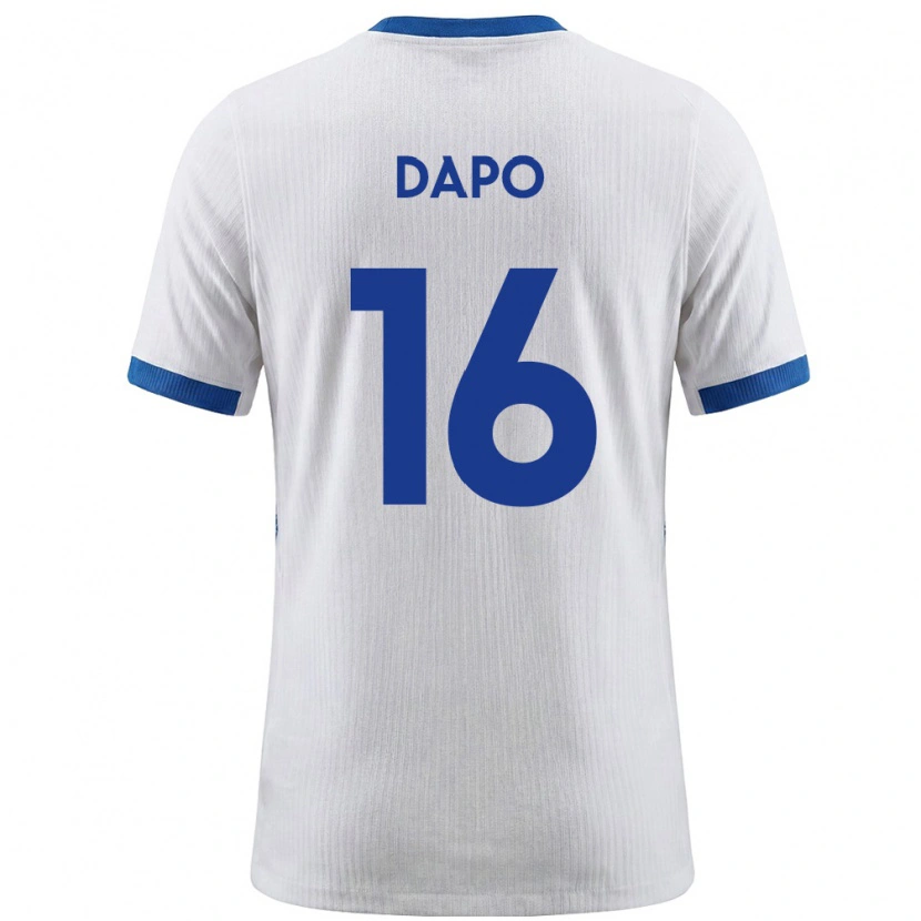 DanxenレディーススロベニアJan Dapo#16白 青ホームシャツ26-28ジャージーユニフォーム