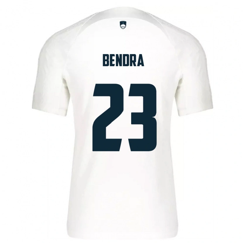 DanxenレディーススロベニアKristjan Bendra#23白 青ホームシャツ26-28ジャージーユニフォーム