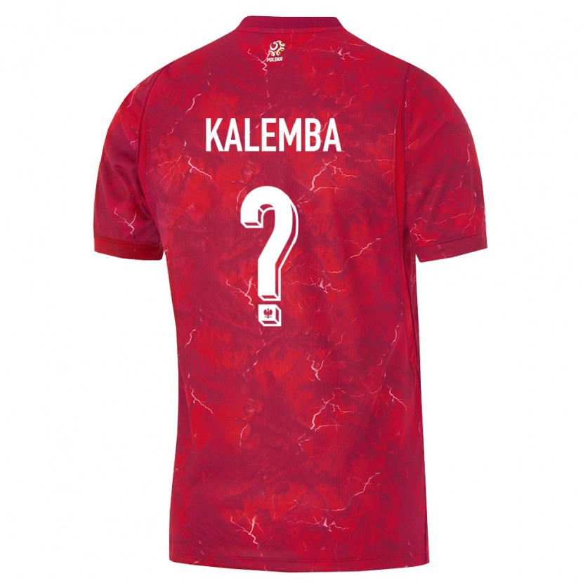 DanxenレディースポーランドMarcel Kalemba#0赤 白アウェイシャツ26-28ジャージーユニフォーム