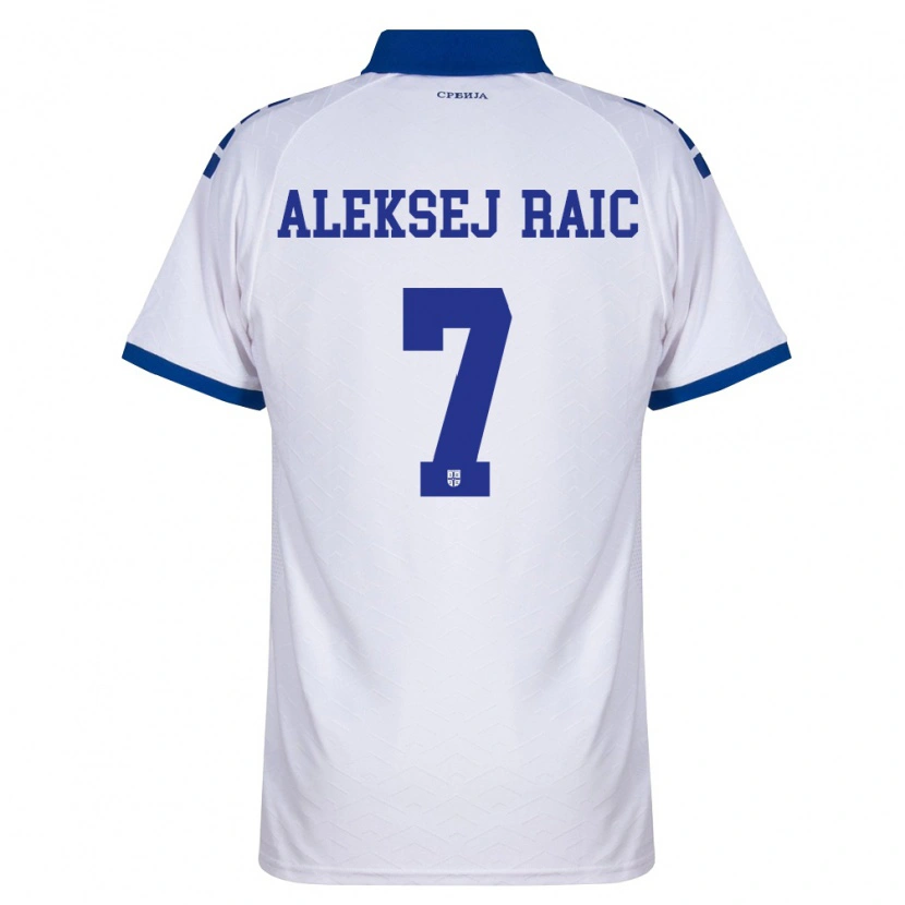 DanxenレディースセルビアNeven Aleksej Raic#7紺 白 赤アウェイシャツ26-28ジャージーユニフォーム
